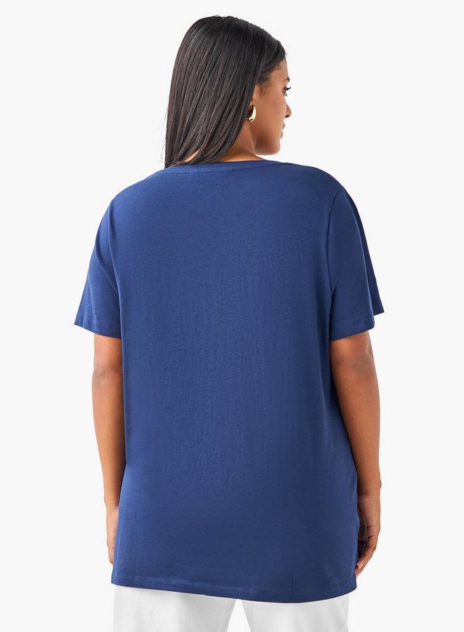  أولا بوبكن تيشيرت مطبوع برسومات مقاس كبير من أولا بوبكن - Image 3